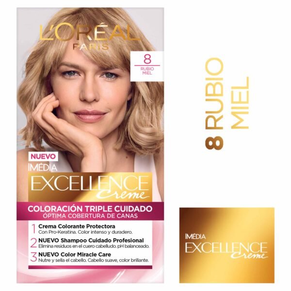 PRODUCTO1196 Excellence Creme Kit 8 Rubio Miel