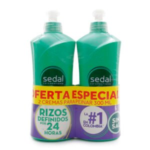 2 Cre.P.Peinar Sedal Riz.Definidos 300ml