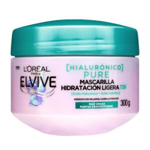 Mascarilla Elvive Hidra Hialur.Pure 300g