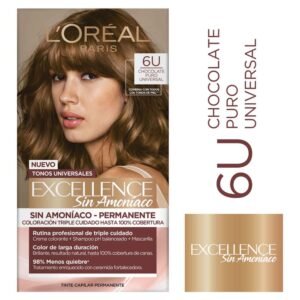 Excellence Sin Amoniaco 6u Chocolate