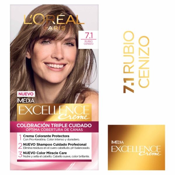 producto1192 Excellence Creme Kit 7.1 Rubio Cenizo