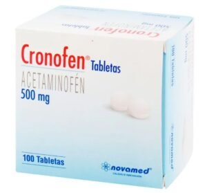 Acetaminofen Cronofen 500 Mg 100 Tbs