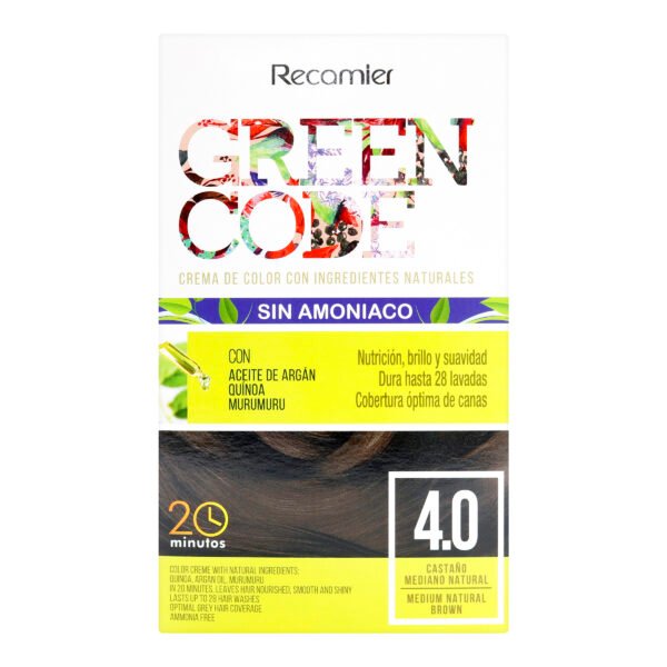 Green Code Kit 4.0 Cast. Med. Natur Tub