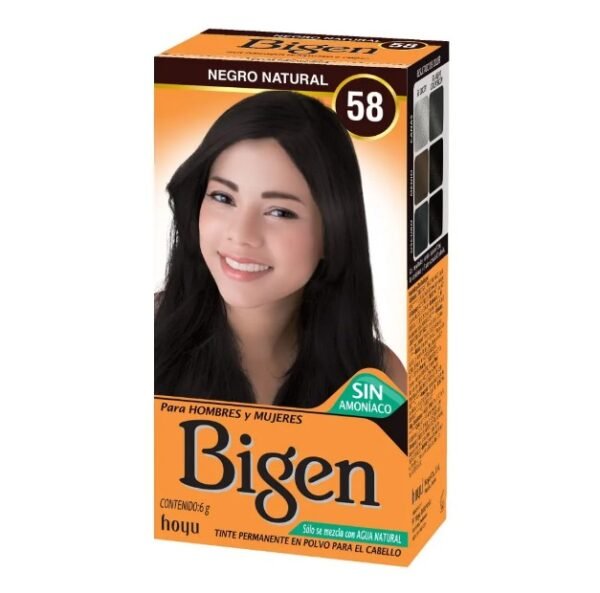 Bigen 58 Negro Natural 6 Gr