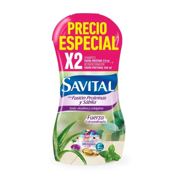 Cha.Savital Fusion Pro 510ml+Acond.490ml