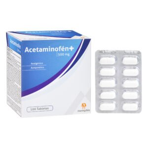 Acetaminofen 500 Mg 100 Tbs Mp