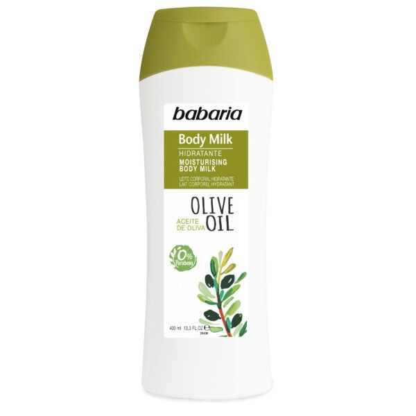producto1668 Cre.Babaria Body Milk Aceite Oliva 400ml