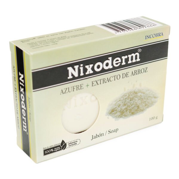 Jabon Nixoderm Azufre Extrac.Arroz 100gr