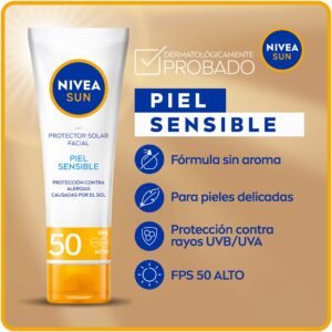 Bloq Nivea Facial Piel Sensib Fsp50 50ml