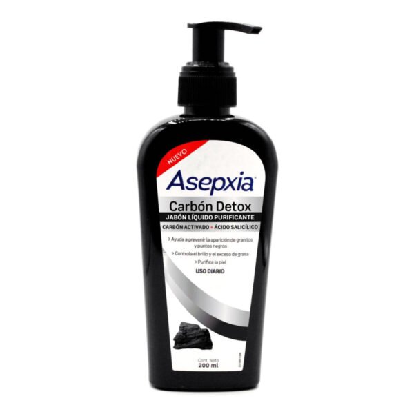 Jabon Liquido Asepxi Carbon 200 Ml (Sf)