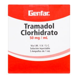 Tramadol 50mg/1ml 5 Amp Gf