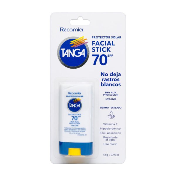 Bloq.Tanga Spf 70 Barra Facial 13 G