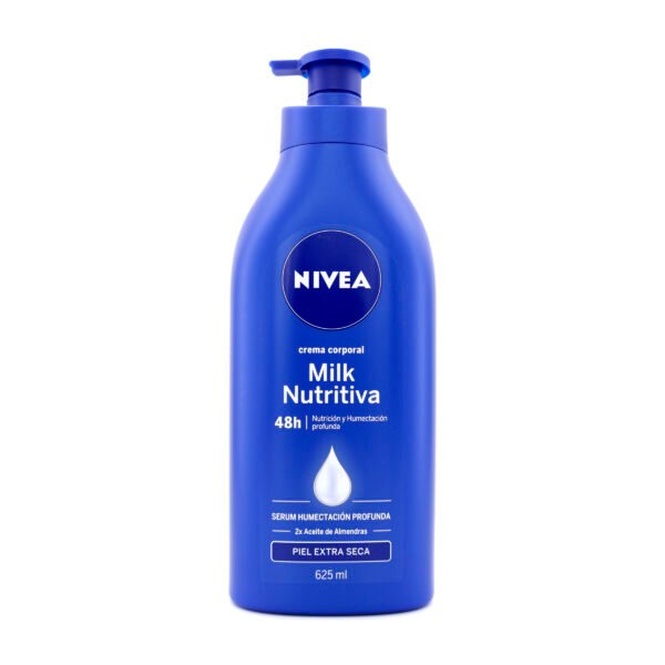 Crema Nivea Body Milk Nutritiva 625 Ml