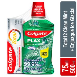 Enj. Colg. Plax Ice Glacial 500ml+Cle.75