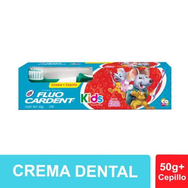 producto2113 Crem.Dental Fluocardent Kids 50 Gr+Cepil