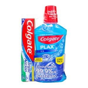 Enj.Colgate Plax Ice 500 Ml+Cre.Tri.Acc.