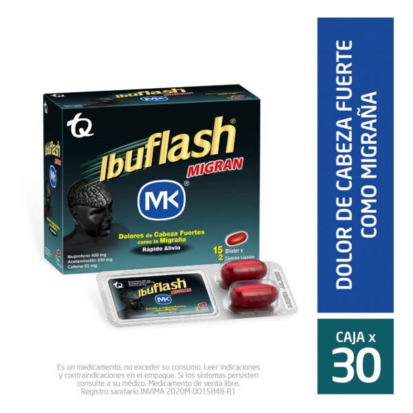 Ibuflash Migran 30 Capsulas
