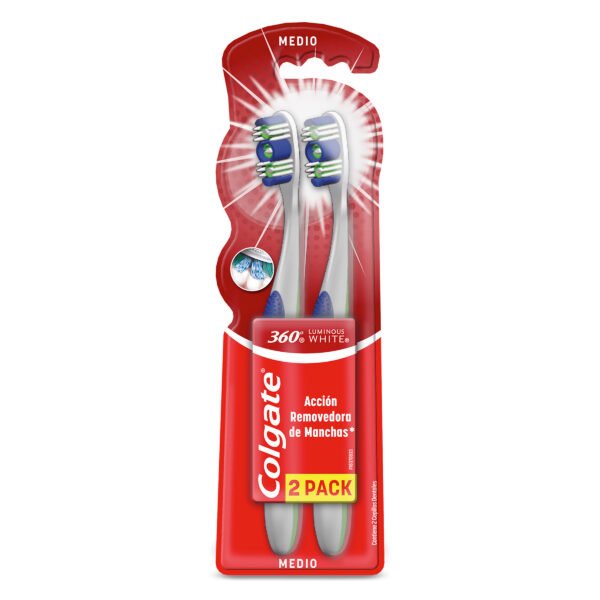 Cep.Colgate 360 Luminous Medio 2x1