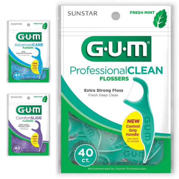producto2268 Hilo Dental Gum Flosser Crayolo 40 Und
