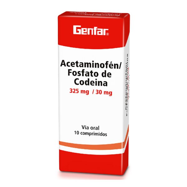Acetaminofen+Codeina 325/30mg 10 Tbs Gf