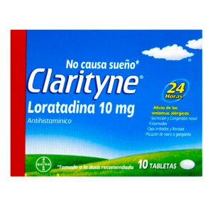 Clarityne 10 Mg 10 Tabletas