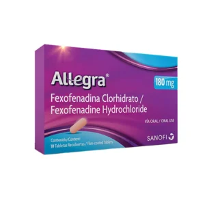 Allegra 180 Mg 10 Tabletas (M)