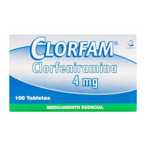 Clorfam 4 Mg 100 Tabletas