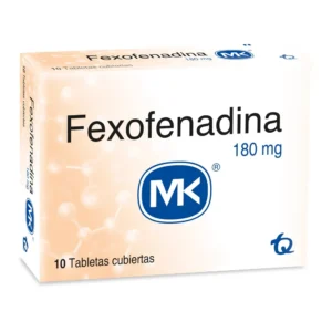 Fexofenadina 180 Mg X 10 Tabletas