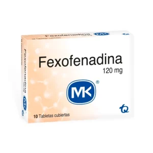 Fexofenadina 120 Mg X 10 Tabletas