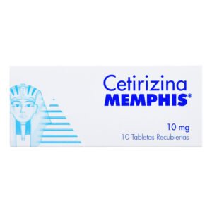Cetirizina 10 Mg 10 Tbs Recubiertas Mp