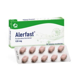Alerfast 120 Mg 10 Tabletas (3%+)