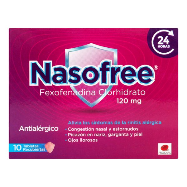 Nasofree (Fexofenadina) 120 Mg 10 Tabs