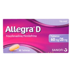 Allegra D 60 Mg/25 Mg 10 Tbs (3%+)(Pae)