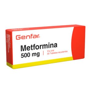 Metformina 500 Mg 30 Tabletas Gf
