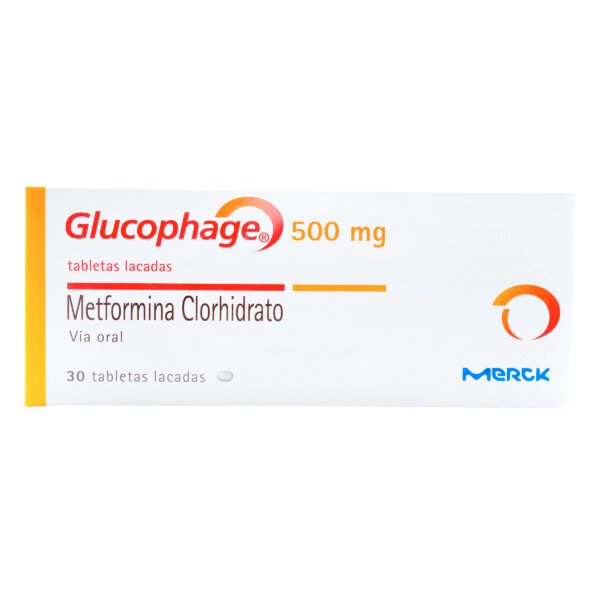 producto2467 Glucophage 500 Mg 30 Tabletas (3%+)