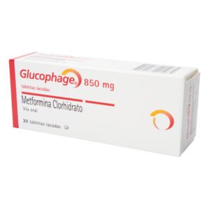 Glucophage 850 Mg 30 Tabletas (3%+)(Pae)