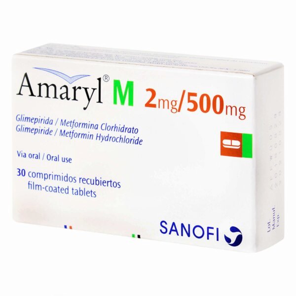 producto2471 Amaryl M 2 Mg/500 Mg 30 Comp