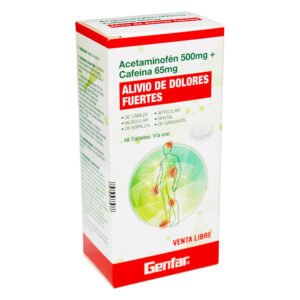 Acetaminofen 500mg+Cafeina 65mg 48tbs Gf