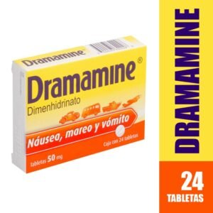 Dramamine 50 Mg 24 Tabletas