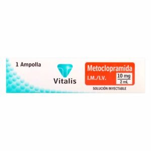 Metoclopramida 10 Mg/2 Ml 1 Ampolla Vt