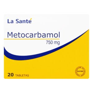 Metocarbamol 750 Mg 20 Tabletas Ls