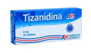 Tizanidina 4 Mg 20 Tabletas Ag(Pae)