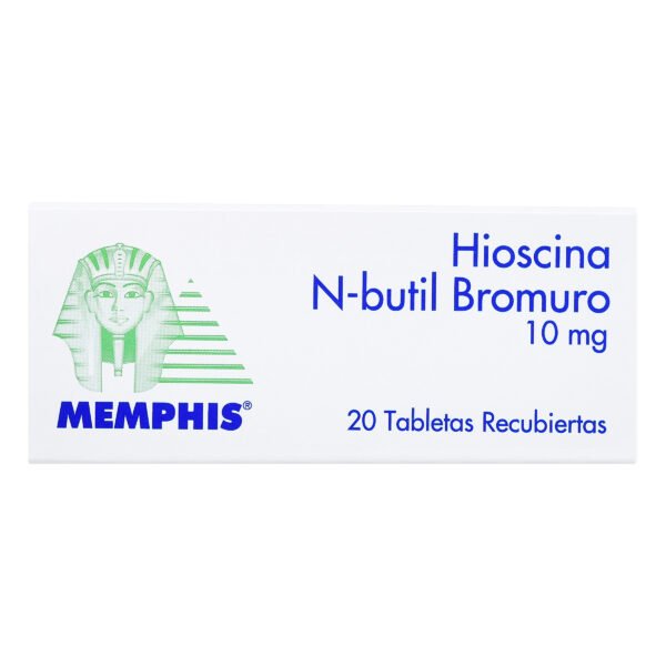 producto2578 Hioscina N-Butil Bromuro 10 Mg 20 Tbs Mp
