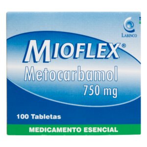 Mioflex 750 Mg 100 Tabletas