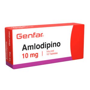 Amlodipino 10 Mg 10 Tabletas Gf