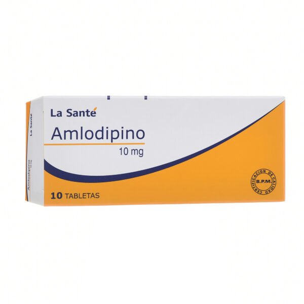 Amlodipino 10 Mg 10 Tabletas Ls