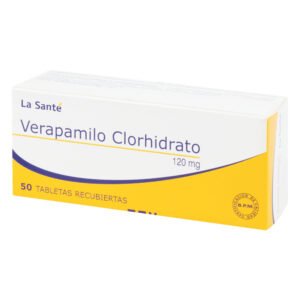 Verapamilo 120 Mg 50 Tabletas Ls(P)15420