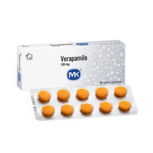 Verapamilo 120 Mg 30 Tabletas Mk(P)9252