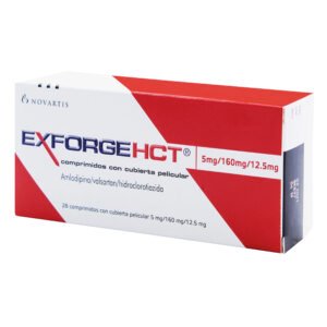 Exforge Hct 5/160/Mg 28c(3%+(P)56986(Sc)