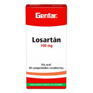 Losartan 100 Mg 30 Comprimidos Gf